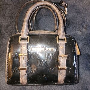 Michael Kors Black and Brown Women's Bag